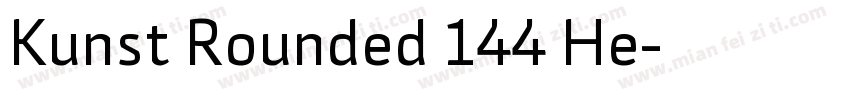 Kunst Rounded 144 He字体转换